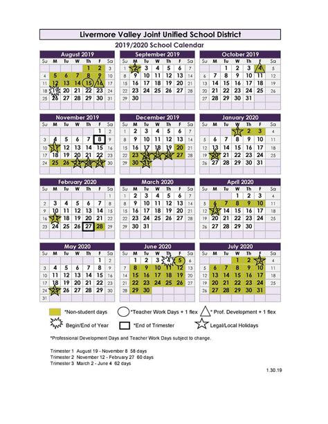 Lvjusd Calendar